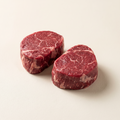 Raw filet mignon medallions — Alberta grass-fed beef
