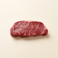 Raw top sirloin steak