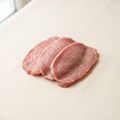Raw veal cutlets