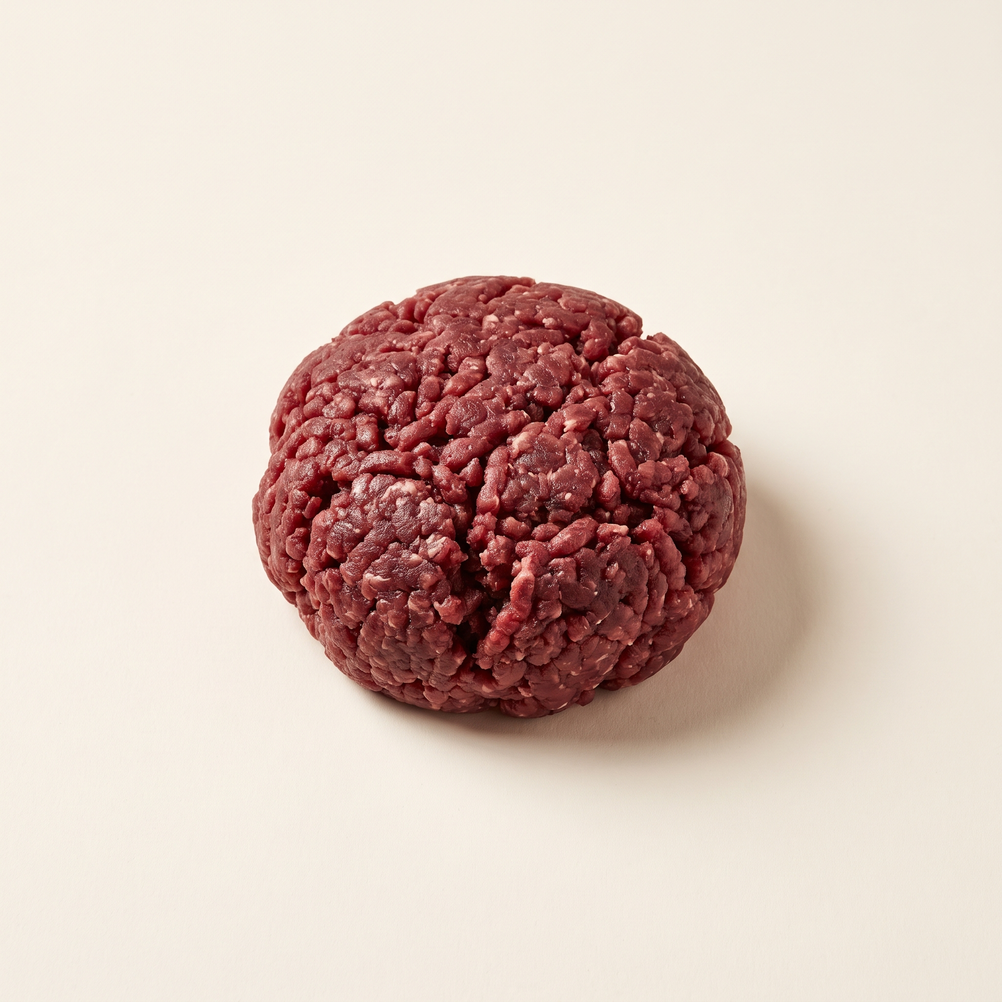 Fresh raw ground game meat