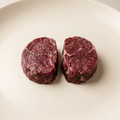 Raw venison steaks