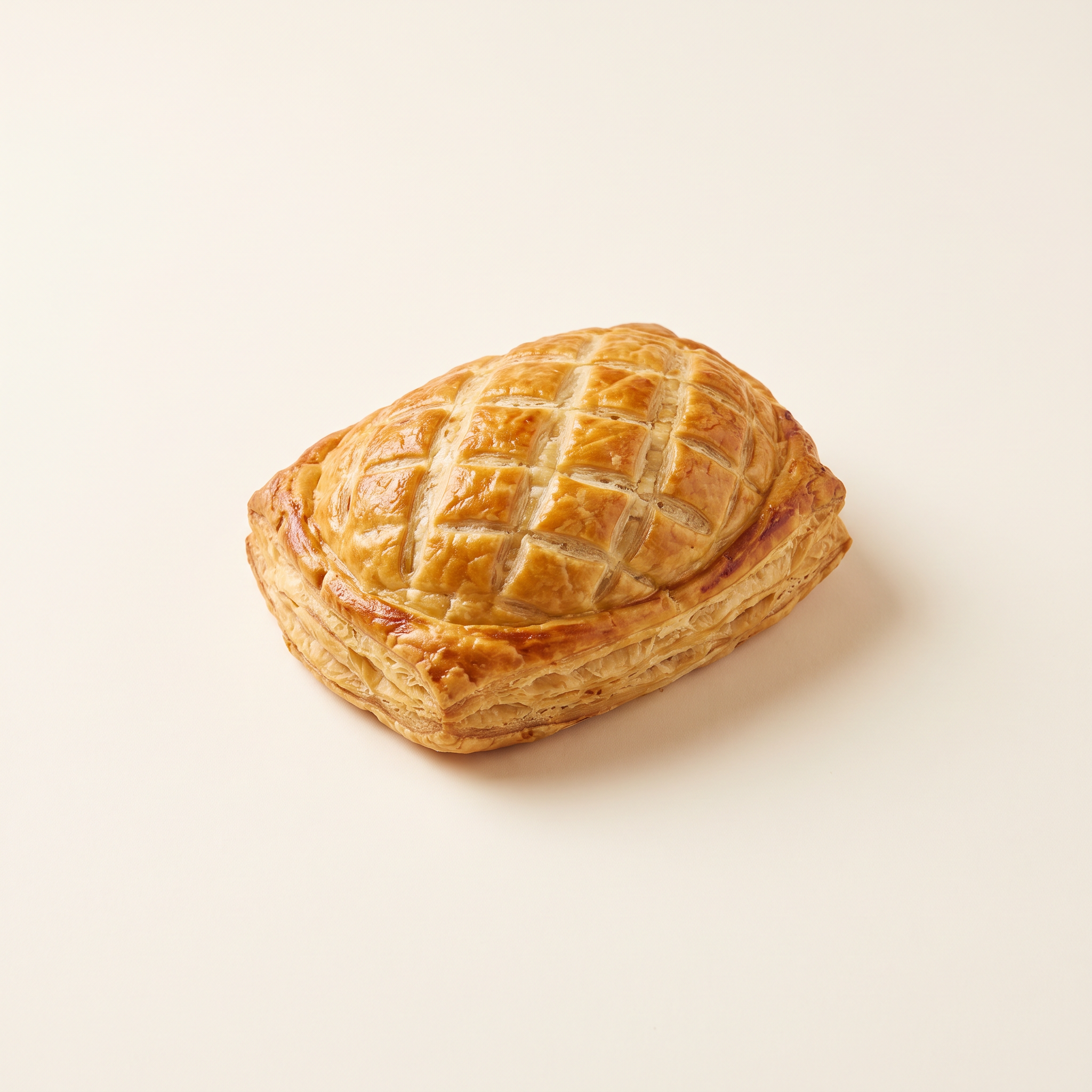 Puff-pastry chicken wellington