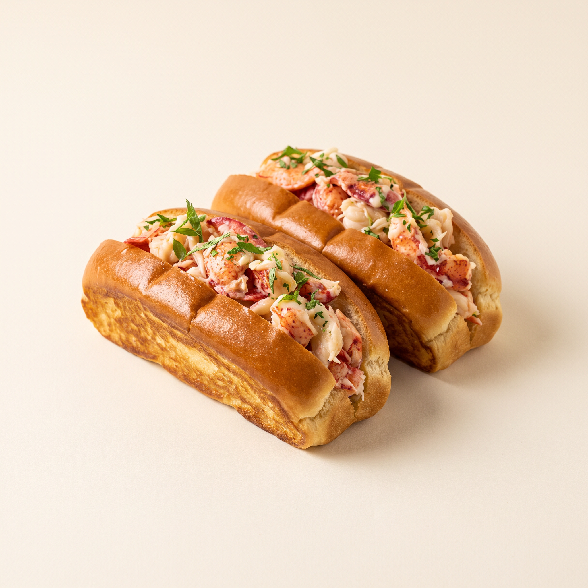 Dressed lobster rolls