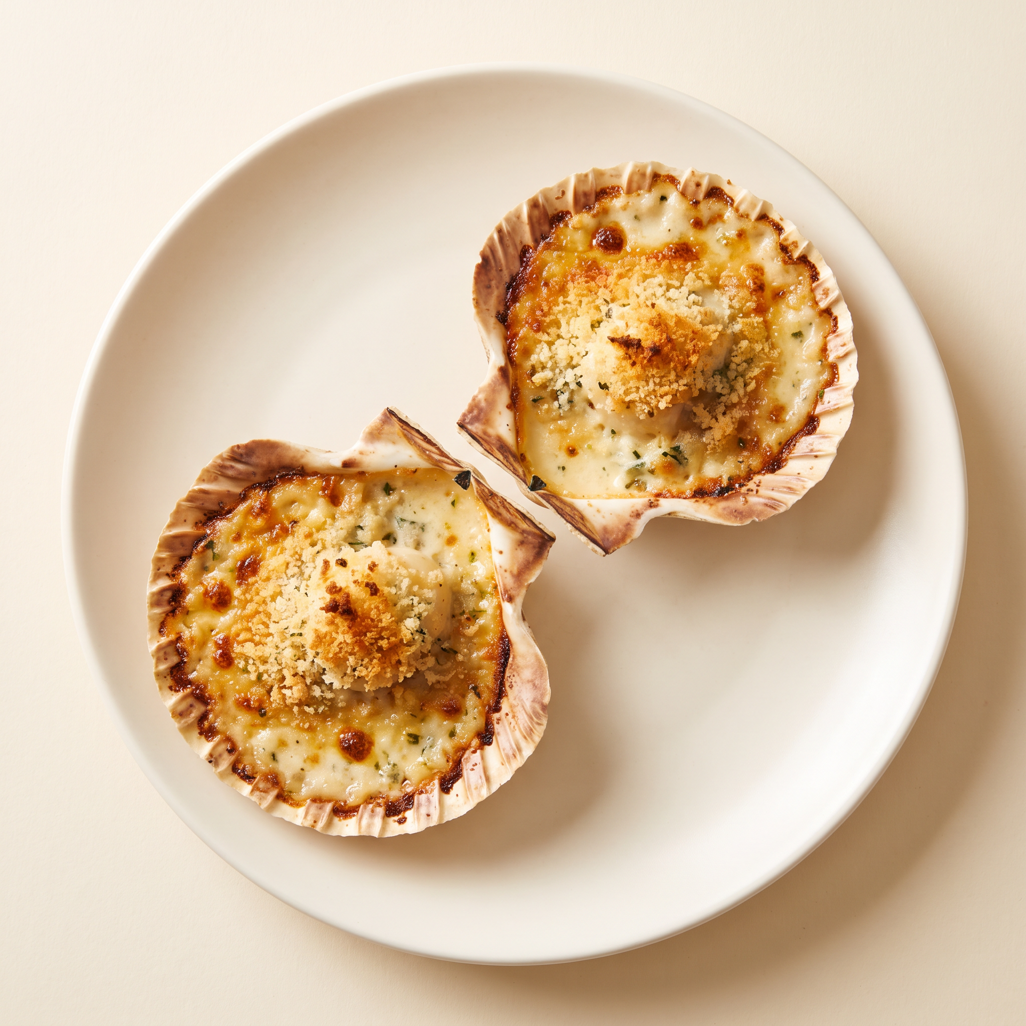 Coquille Saint-Jacques gratins