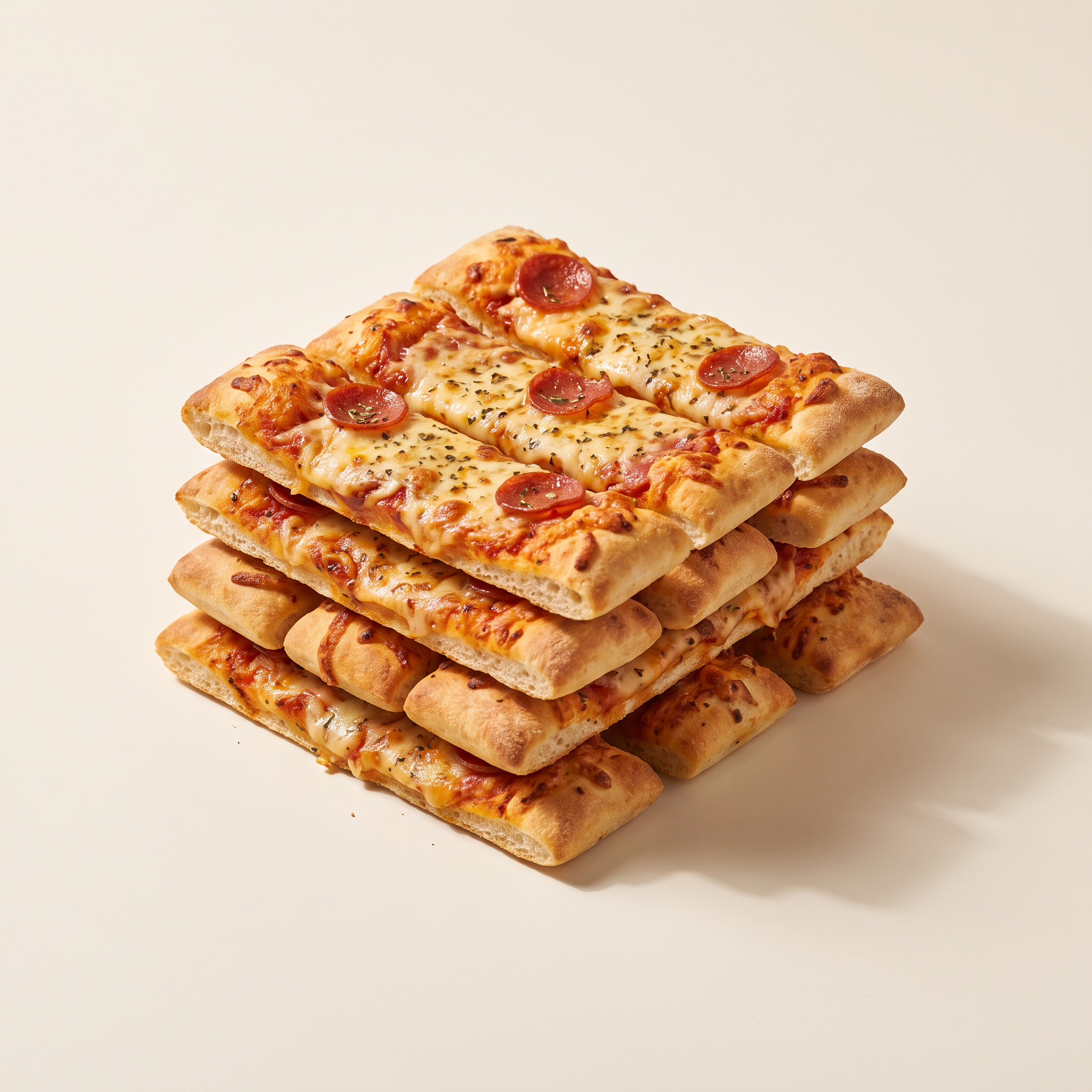 Golden pizza fingers