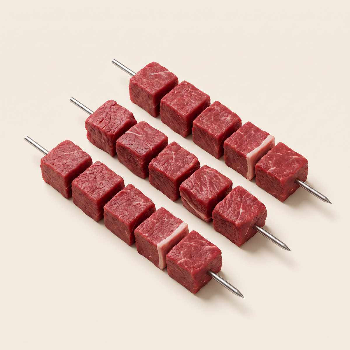 beef brochettes