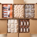 MTL Meats the ocean box bundle — full delivery boxes packed with vacuum-sealed portions