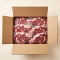 Full box — vacuum-sealed portions of rib steak 14 oz
